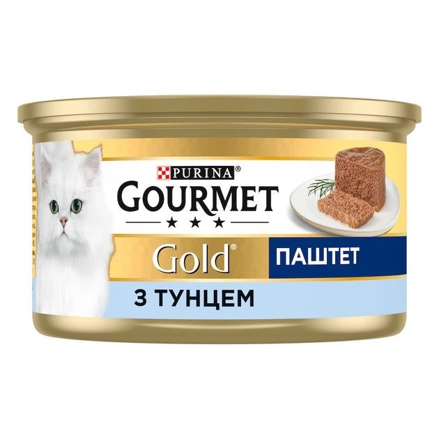 Корм д/котів Гурме Голд паштет тунець 85г